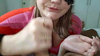 18-19 yo girl loses blowjob bet, sucks neighbor's monster cock to hot orgasm and oral creampie - julandjon