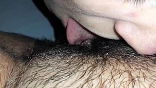 intense licking hairy mature pussy awakens moaning orgasm bliss