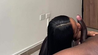 brunette's delicious deepthroat makes me crave her sucking monster cock forever