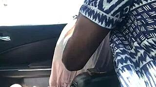 hazel grace deepthroats stranger's huge cock in car pov