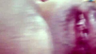 solo babe rubs swollen clit closeup till explosive wet orgasm squirt