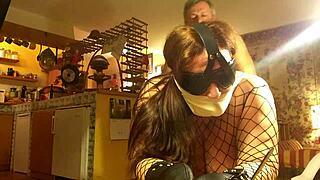 augusta blindfolded bound doggystyle choking submissive slut
