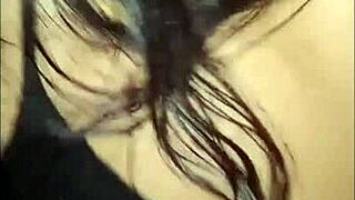 Indonesian college babe rides monster cock two nights straight