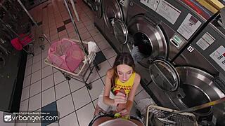 vr bangers teen redhead blows huge cock steals wet panties