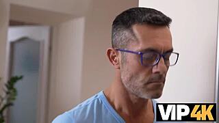 Hungarian brunette tattooed beauty overwhelmed by intense banging after biking