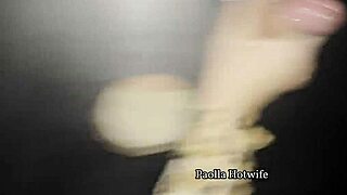 paolla hotwife screams riding huge black cock as hubby cheers swing fuck