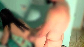 shauna tanned latina slut fucked motel hairy pussy creampie