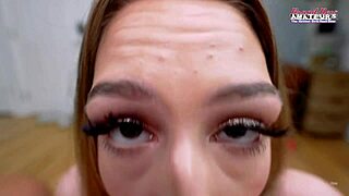 Dildo fuck then big cock blowjob?