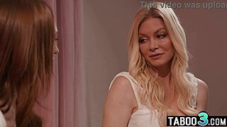 Serene Siren ravages young babe's pussy goodbye lick