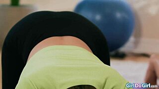 We Grab Hot Latina Yoga Teacher For Double Strapon Pussy Pounding