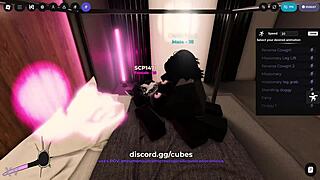 SCP 1471 pounded hard by black cock in quick Roblox fuck