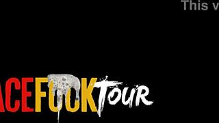 Big Tits Latina MILF Kneels for Brutal Deepthroat Pounding