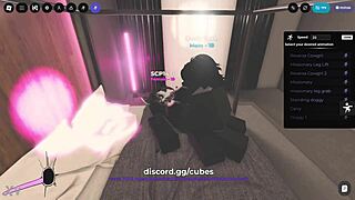 SCP 1471 pounded hard by black cock in quick Roblox fuck