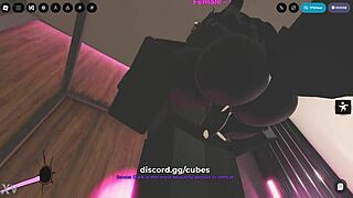 SCP 1471 pounded hard by black cock in quick Roblox fuck