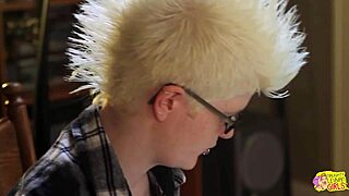 oh man sexy blonde goes wild when friend slaps dat wet pussy hard