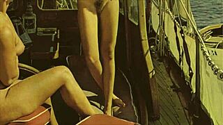 vintage nudists enjoy beach hairy pussy retro scenes