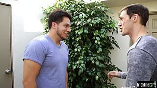 Blindfolded girlfriend tricked into riding stranger cock on cam