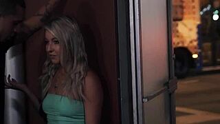 babe moans intensely from rough dom stranger bang outdoors