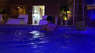 katty blake colombian exhibitionists fuck hard in public spa outdoor cowgirl missionary rough cum mouth