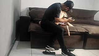 she submits fully to the cop's rough domination avoiding any trouble for him