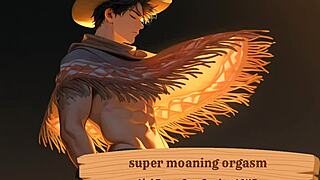 Intense body-shaking moans build to explosive orgasm