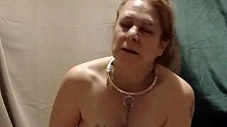 bound french milf slave humiliated auto uro belt whips dildo orgasm