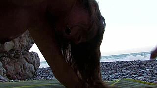 fucking hot milf outdoors in lingerie and heels