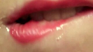 whoa this stunner gulps jizz after wild bukkake facial cum swap blowbang