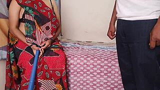 Hot maid vimla bhabhi seduced into riding cock with moans