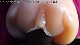 Big black dick closeup slowmo stroking like a fuck doll