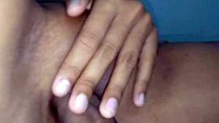 exploding cum all over my hot friend's tight wet shaved pussy
