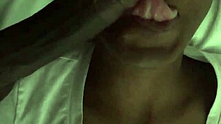 skinny dude's monster black cock gets epic brownskin head