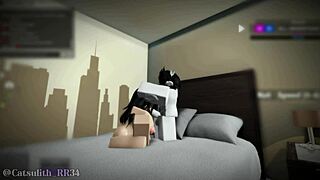 licking huge cock before doggystyle pounding session