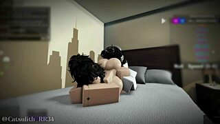 licking huge cock before doggystyle pounding session