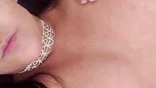 hot babe strips nude and toys her hairy pussy