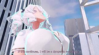 giantess with huge tits humps building moaning loud