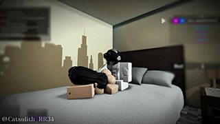 licking huge cock before doggystyle pounding session