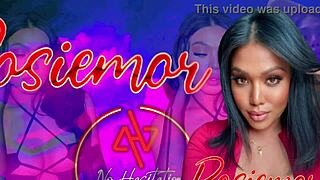 hot tanned malaysian ladyboy craves cock riding it wildly