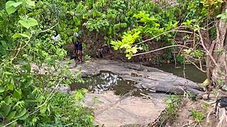 bbw girlfriend screams as fat ass fucked in forest