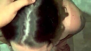 Blonde Tattoo Girlfriend Deepthroats Cum into Nose