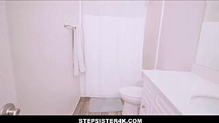 hey bro 😏 stepsis athena faris gets fucked in shower pov by jay rock after bath help