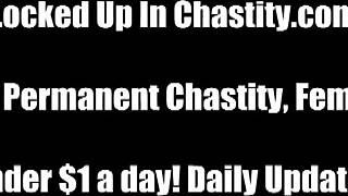 You're Locked in Chastity Forever!