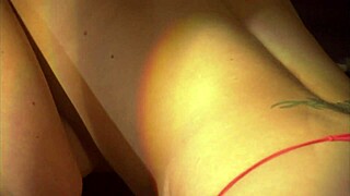 Blonde Johnson Shines in Metallic Purple Dress Teased Hair