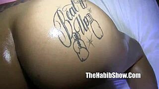 Redbone queen slobbers monster cock fucks hairy pakistani hard