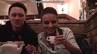 ready for this cute college coed's cash blowjob and group facial fun?