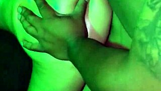 Oiled Interracial Cuckold Threesome Shares Amateur Slut