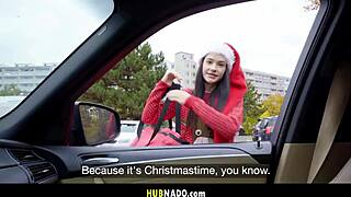 hey delivery girl want this big cock as your xmas tip