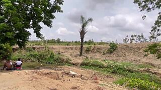 bbw girlfriend screams as fat ass fucked in forest