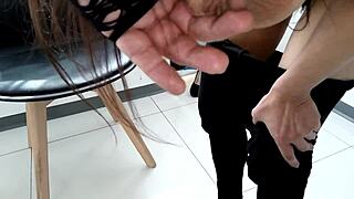 Big Cock Fills My Thong-Clad Barefoot Latina Curves Deep