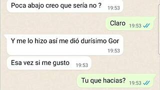 Tell me about your second cheating fuck, you dirty latina slut?